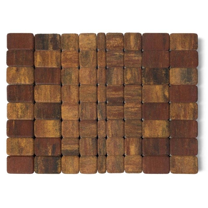 Тротуарная плитка BRAER Классико Мальва Верхний прокрас 60 мм