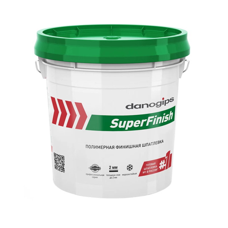 Шпаклевка Danogips SuperFinish универсальная 17 л/28 кг