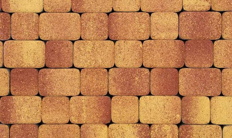 Плитка тротуарная ВЫБОР Классико Листопад Гранит Каир Верхний прокрас 60 мм