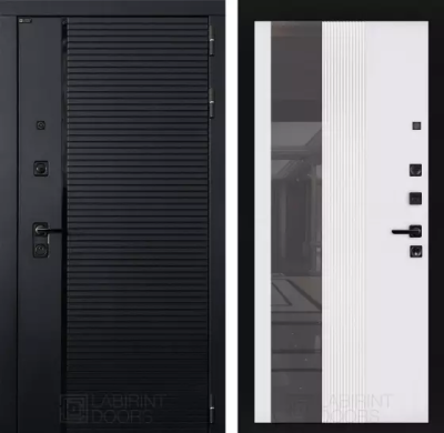 Входная дверь Пиано с Зеркалом 32 тонированным