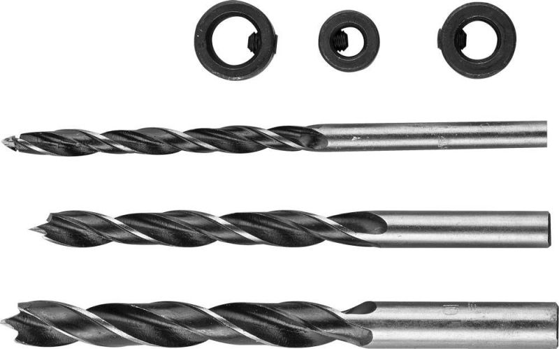 Набор сверл по дереву с ограничителями, 3шт(d=6-10мм), STAYER