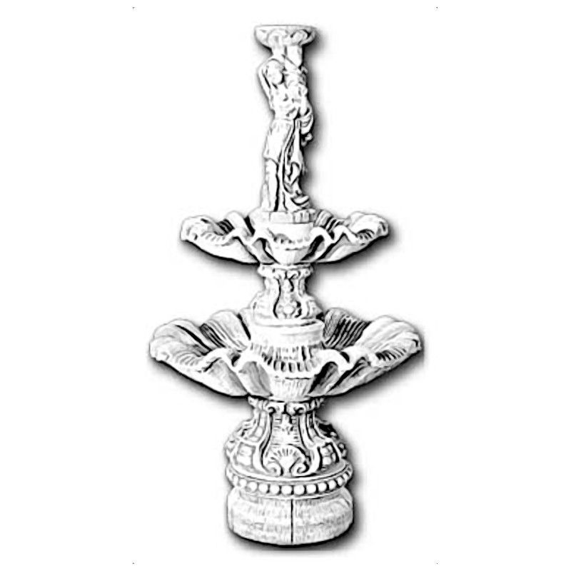 Фонтан античный "Девушка с цветком" артикул 760