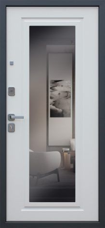 Стальная дверь «Арсенал с зеркалом» для квартиры АСД