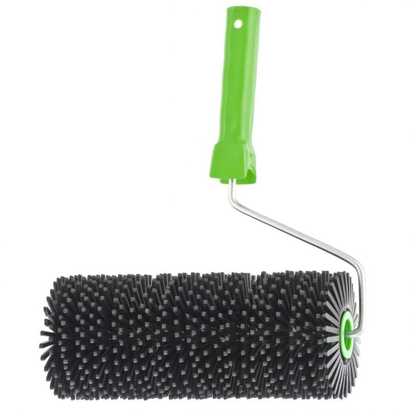 Валик игольчатый по бетону с ручкой, 240 мм// Сибртех