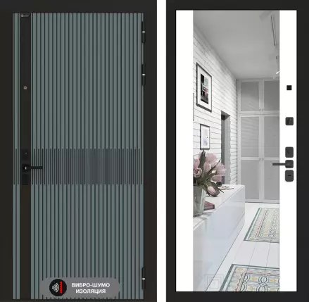 Входная дверь ISSIDA с Зеркалом Максимум