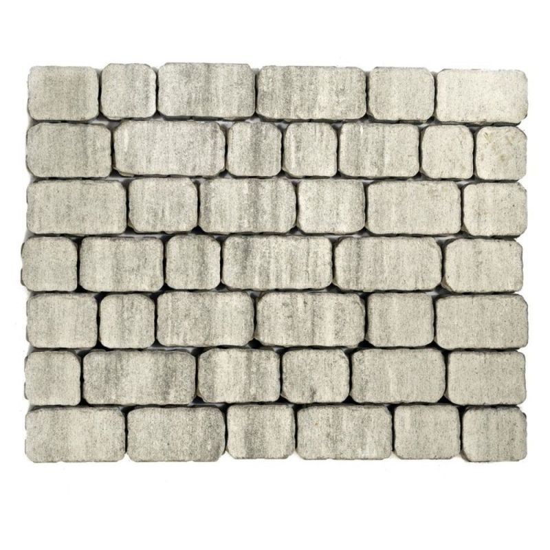 Тротуарная плитка BRAER Ривьера Туман Верхний прокрас 60 мм