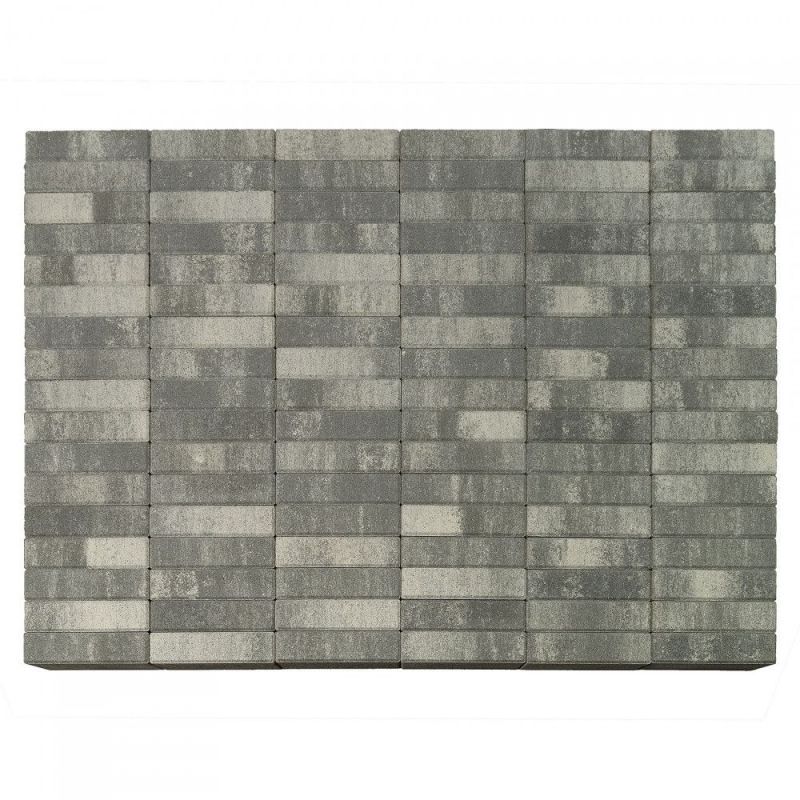 Тротуарная плитка BRAER Паркет Туман Верхний прокрас 60 мм