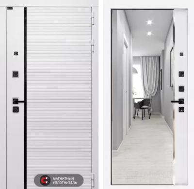 Входная дверь Роял с зеркалом Панорама