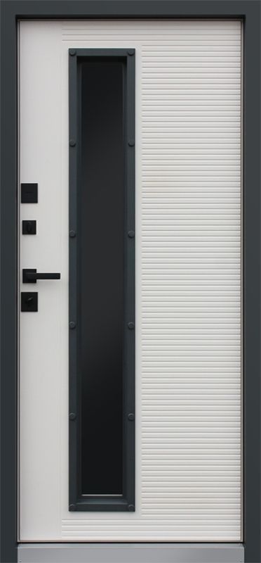 Дверь Терморазрыв 3К «TRENTO с окном» АСД