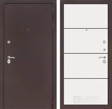 Входная дверь CLASSIC антик медный 25