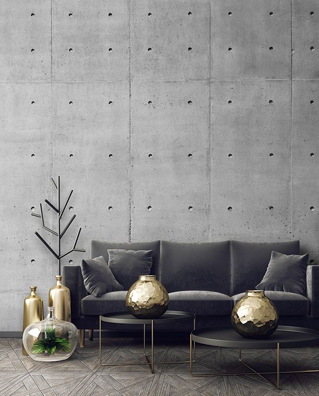 Фреска Графика Бетонные плиты.  ag0148