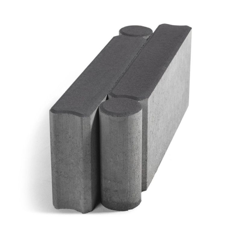 Бордюр тротуарный BRAER Шарнирный БРШ Серый Полный прокрас