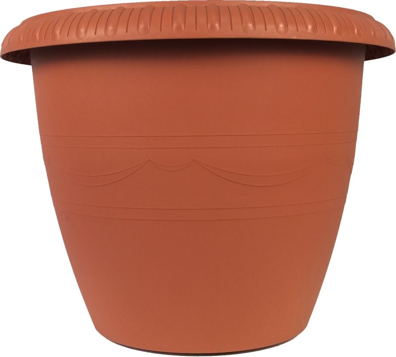 Горшок д/цветов с поддоном на колесах Le Jardin d=35, 13 л/терракот