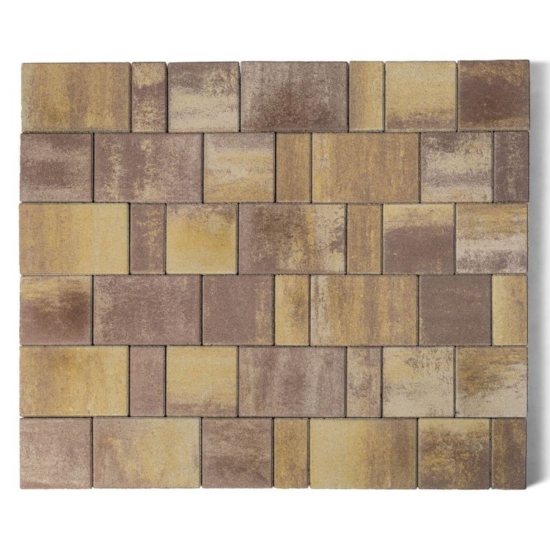 Тротуарная плитка BRAER Старый город Ландхаус Степь Верхний прокрас 60 мм