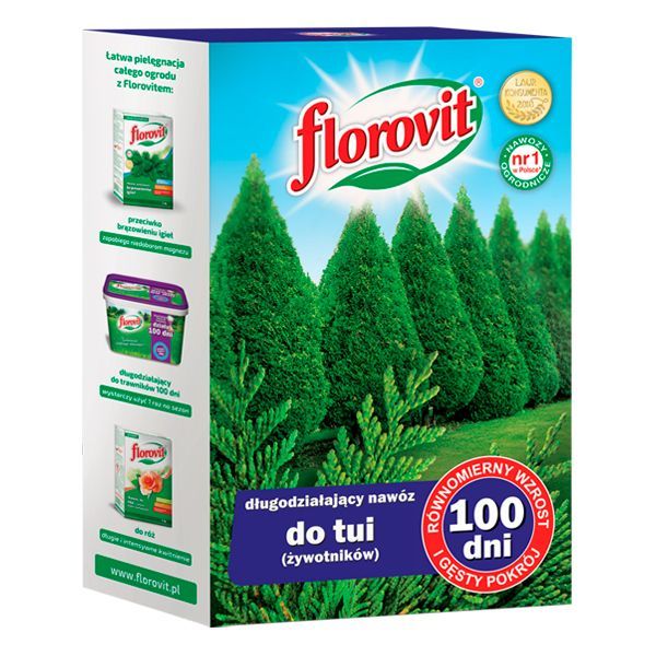 Florovit гранулированный пролонгированного действия  для туи - 100 дней 1 кг