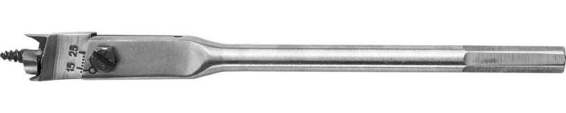 Сверло перовое по дереву, регулируемое, STAYER Professional, d=15-45мм