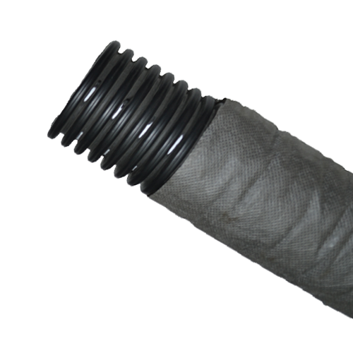 Труба дренажная O 200 мм ПНД гофрированная в фильтре геотекстиль Сибур