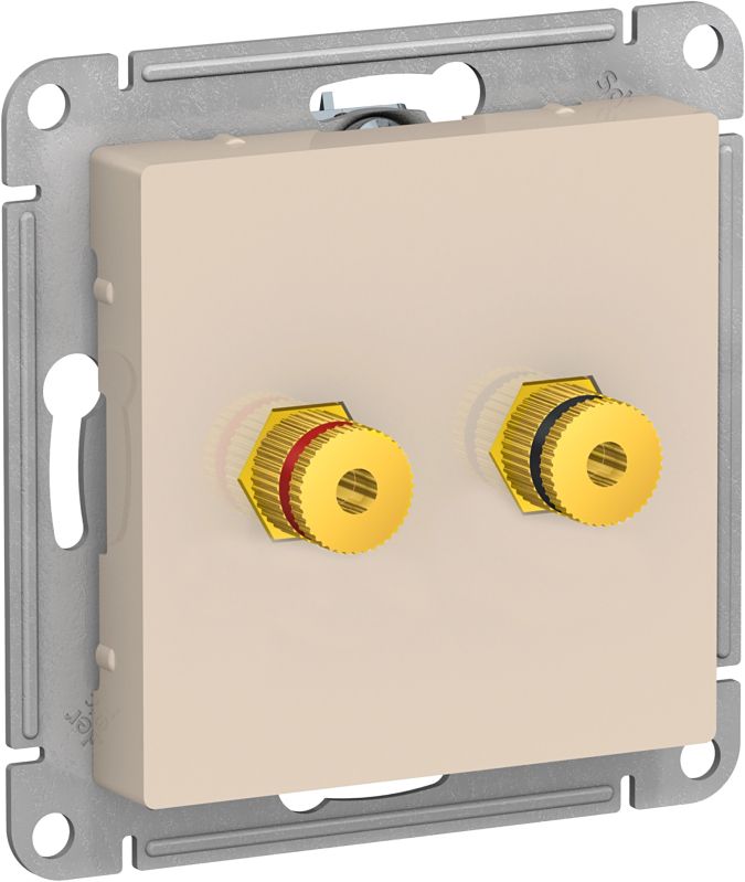 Аудио-розетка Schneider Atlas Design (Бежевый)