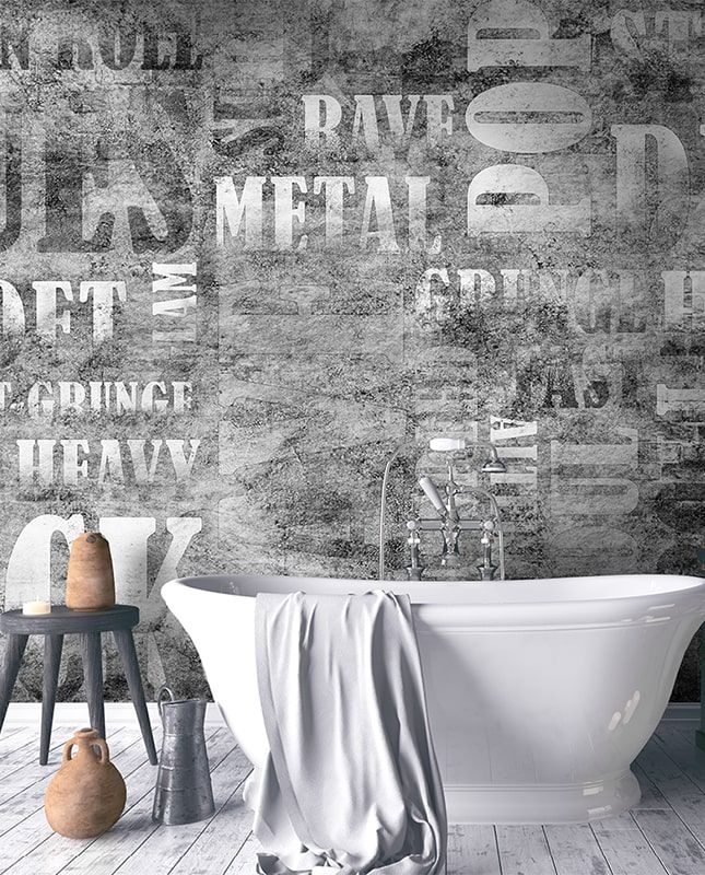 Фреска Графика Текст. Стена. ag0113