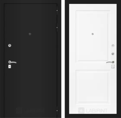 Входная дверь Классик шагрень черная 11