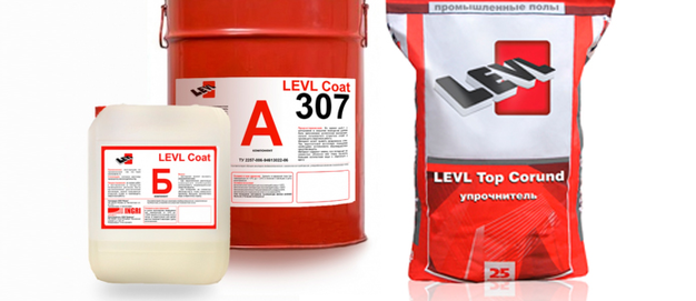 Пол эпоксидный Levl Coat 307 двухкомпонентный серый RAL 7038 7,7 кг + 2,3 кг