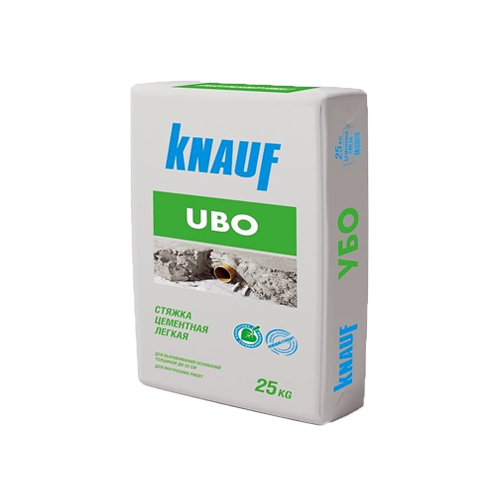 Стяжка цементная легкая Кнауф УБО, 25кг