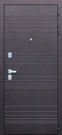 Стальная дверь Дуэт «Белая лиственница» АСД