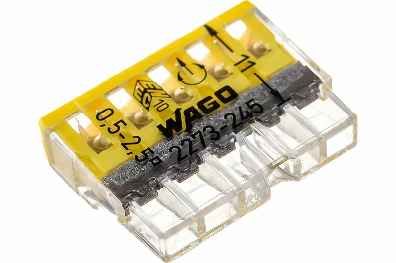 Клеммная колодка "WAGO" 2273- 245/100 с пастой