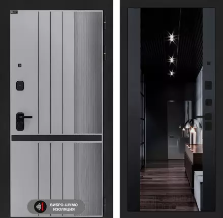 Входная дверь SKYLAB с зеркалом тонированным Максимум