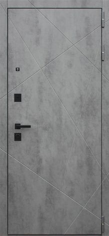 Стальная дверь «ДУЭТ Б с зеркалом» АСД