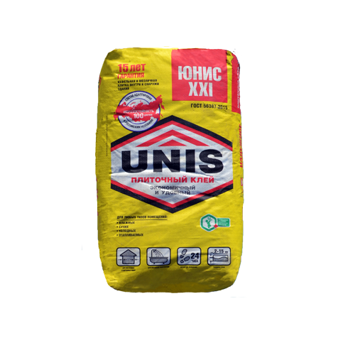 Плиточный клей Юнис XXI, 25кг