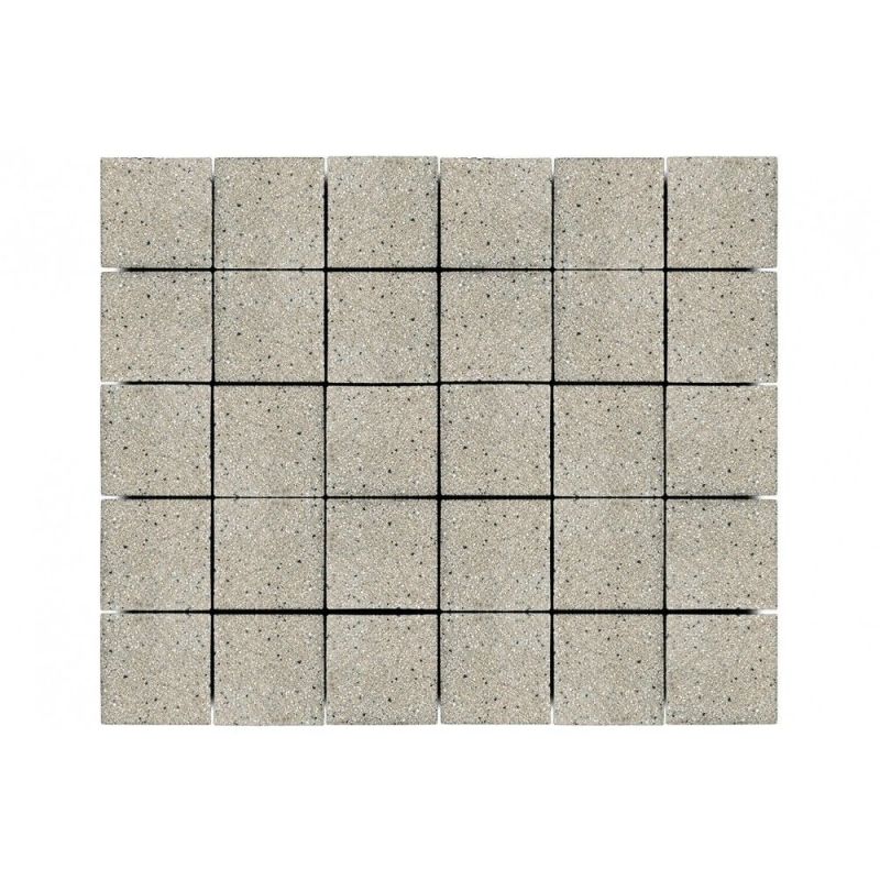 Тротуарная плитка BRAER Лувр Гранит Белый Верхний прокрас 60 мм