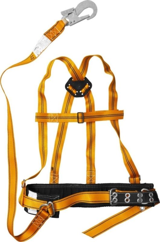 ППВА лямочный пояс, материал стропа - лента, с наплечными лямками, СИБИН