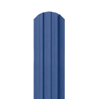 Металлический штакетник Ral 5002 0.40 см. М-профиль