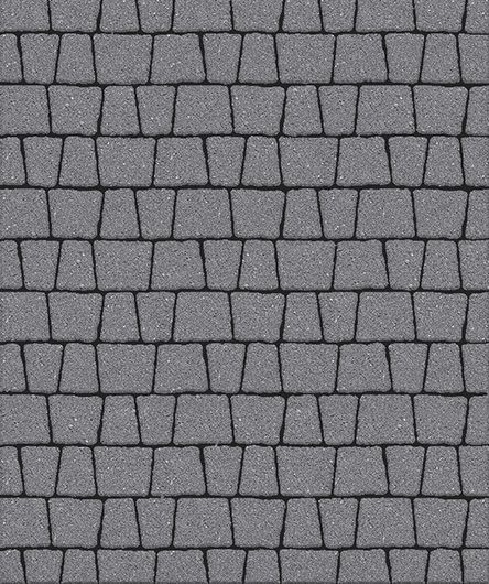 Тротуарная плитка ВЫБОР Антик Гранит Серый Верхний прокрас 60 мм