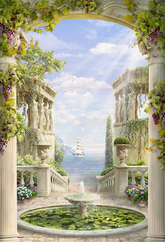 Фреска Современный Графический Дизайн 50086