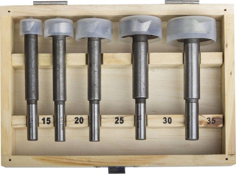 Набор сверл Форстнера по дереву "Maxcut", 5шт( d=15-35мм), STAYER