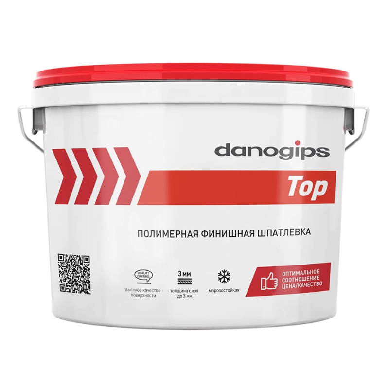 Шпаклевка финишная Danogips Top 10 л/16,5 кг