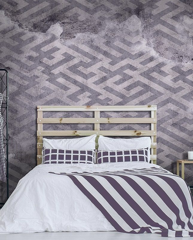 Фреска Графика Лофт. Геометрия. Старая стена. ag0327