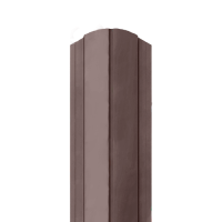 Металлический штакетник Ral 8019 0.40 см. П-профиль