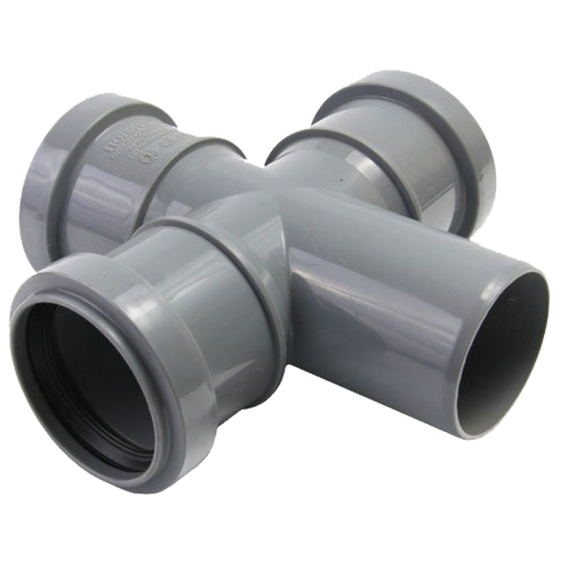 Крестовина канализационная Ø 50 х 50 х 50 мм 90°