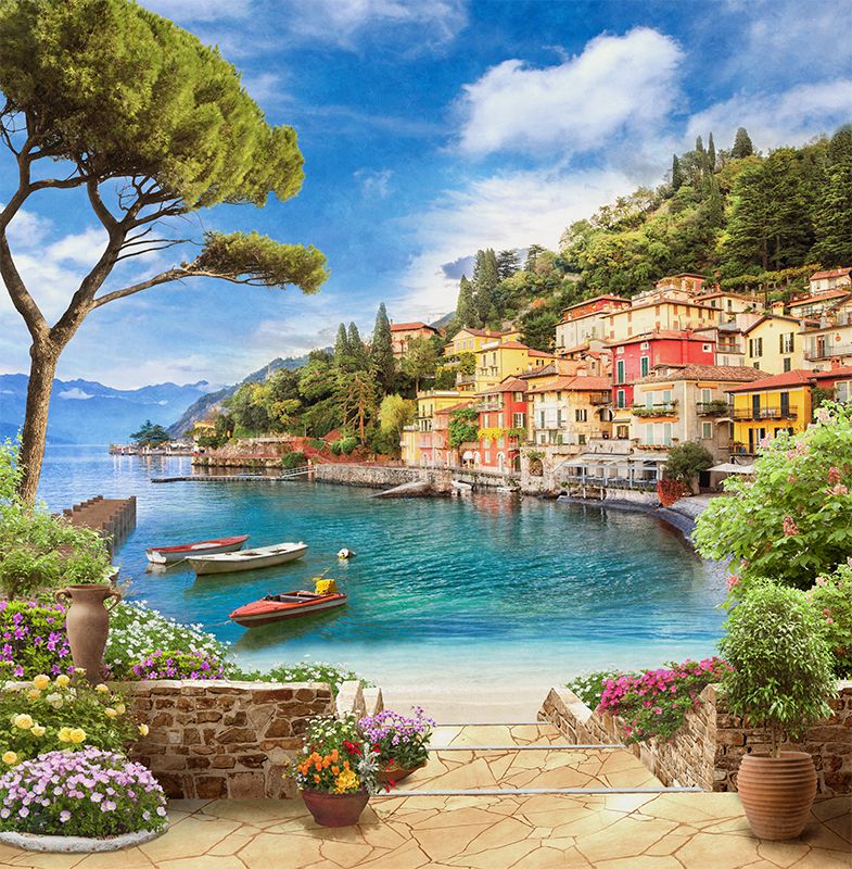 Фреска Современный Графический Дизайн 50054