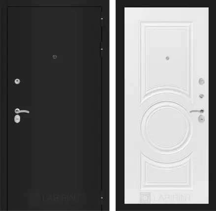 Входная дверь CLASSIC шагрень черная 23