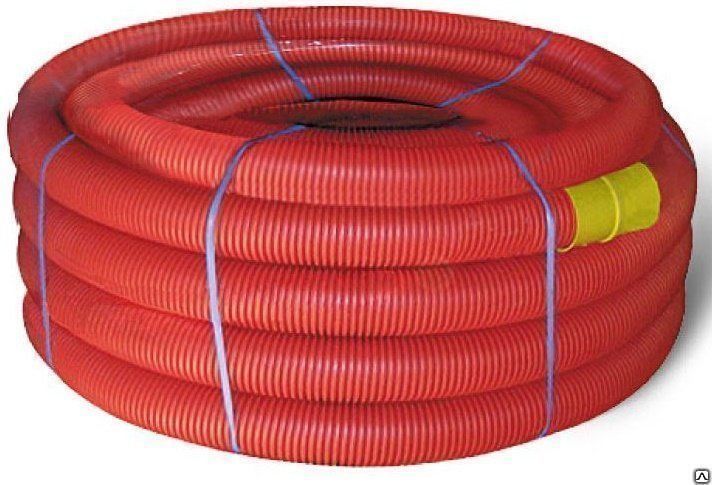 Труба гофрированная ПНД гладкая 20 мм (2 мм)