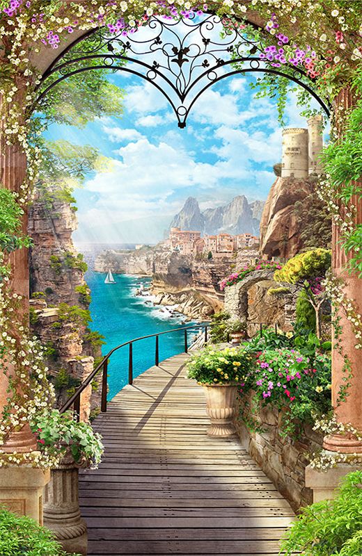 Фреска Современный Графический Дизайн 44265