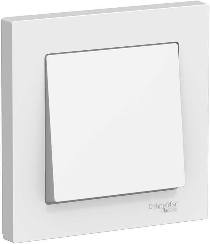 Одноклавишный выключатель комплекте с рамкой