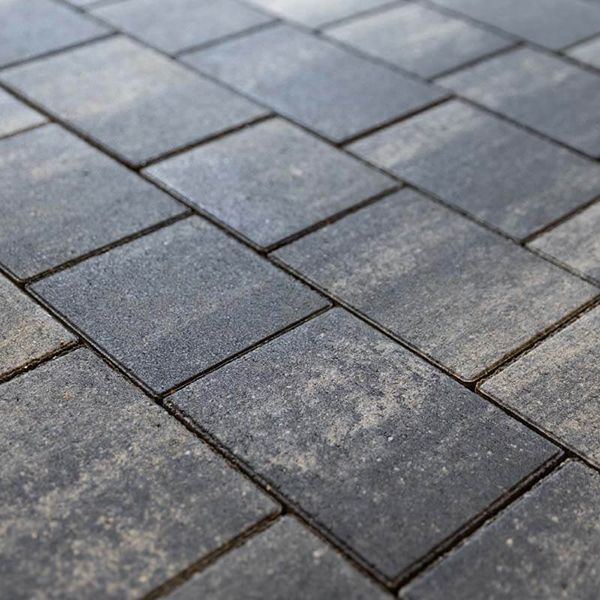 Тротуарная плитка STEINGOT Новый город Штайн Блэк Верхний прокрас 60 мм