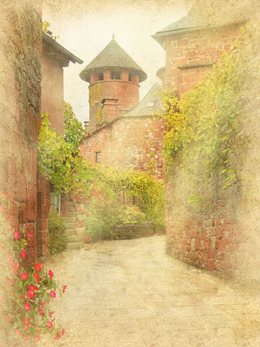 Фреска Улочка с перспективой