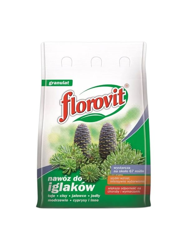 Florovit Для хвойных гранулированный ( туя , лиственница, можжевельник, кипарис, ель, сосна, 3 кг