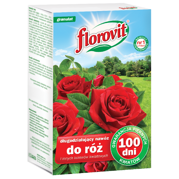 Florovit гранулированный пролонгированного действия для роз и других цветущих кустарников